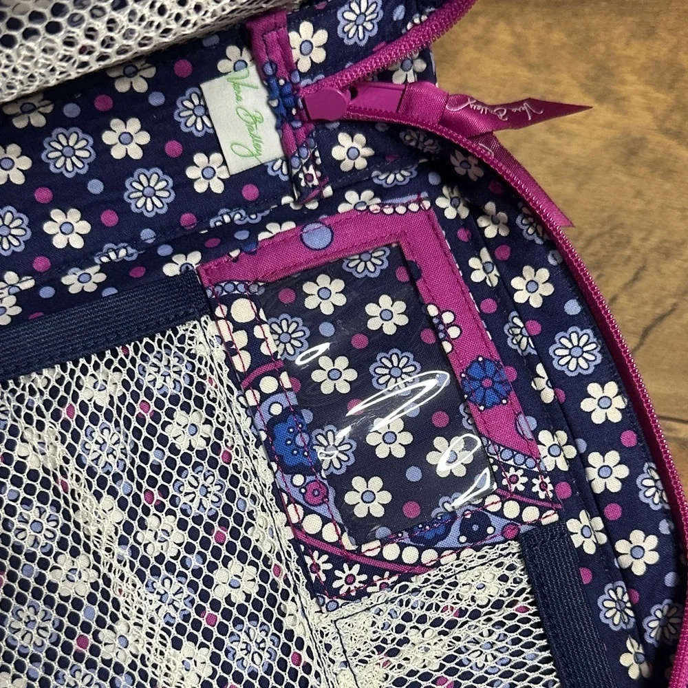 VERA BRADLEY “Boysenberry” (Retired, 2011) Tech Organizer Bag